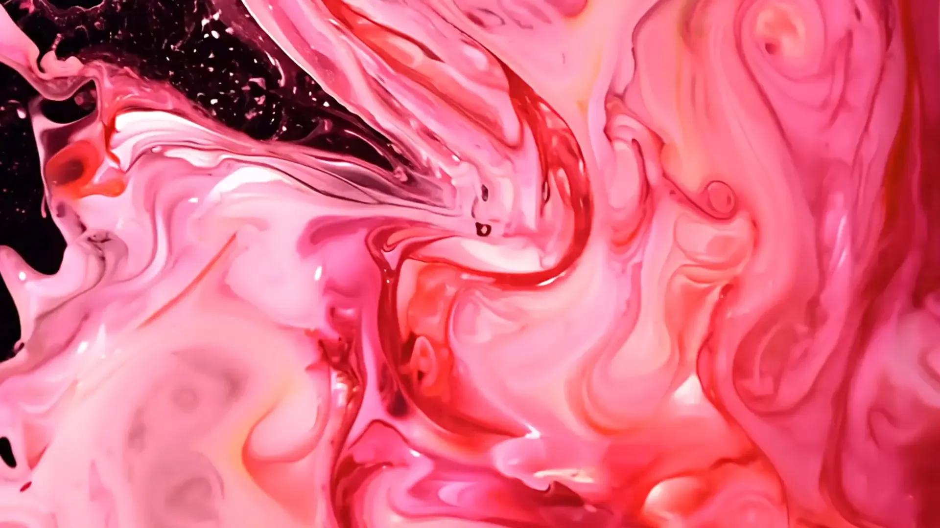 Abstract Liquid Paint Flow Overlay for Fashion and Beauty-Themed